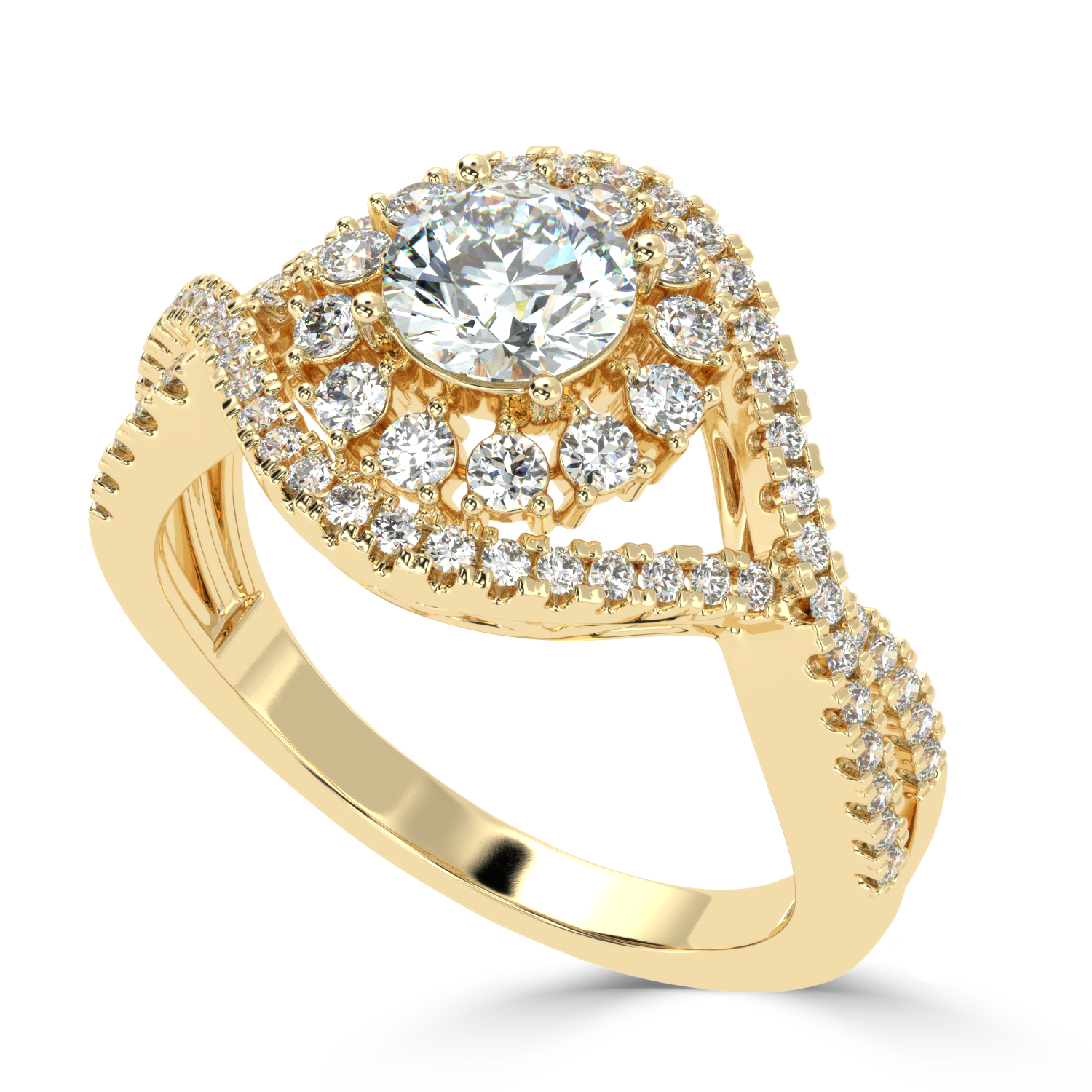 Buy 1.03Ct  Natural Diamond Ring in Gold | SolitaireKart